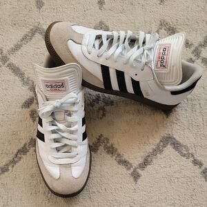 Adidas White and Black Classic Sneakers